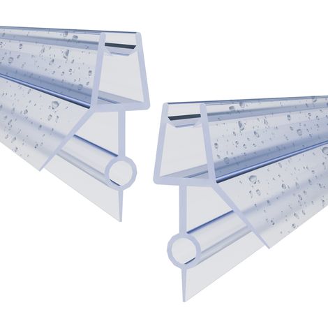 WITEN&NOCK 2er Set Duschdichtungen Ersatzdichtung für Duschkabine Nischentür Gerade Glasstärke 8 mm Länge 60 cm (1/5)