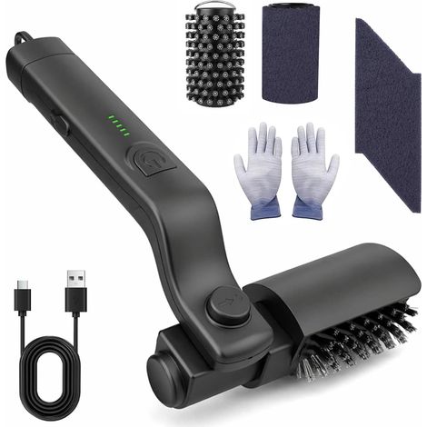 Brosse Barbecue Electrique, Brosse Barbecue Rechargeable USB-C pour Grille BBQ, Jardin et Camping, Aide à Nettoyer Graisse et résidus, tête 180°, Anti-éclaboussures, IPX7 (1/5)