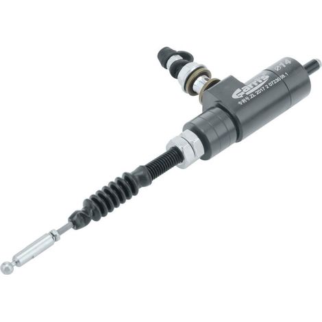Maître-cylindre d'embrayage hydraulique CNC couleur titane, pompe de frein gauche pour moto, compatible avec les motos de route et les motos tout-terrain, pompe supérieure à poussée directe universell (1/5)