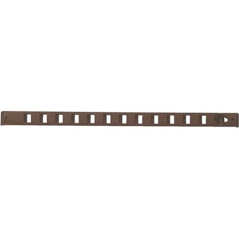 Grille glissière 475x22mm brun - RENSON - 00485303
