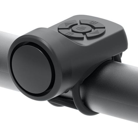 Campanello elettrico per bicicletta, allarme antifurto, 120 dB, con 4 modalità sonore, ricaricabile tramite USB, per bambini e adulti (1/5)