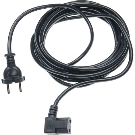 vhbw Stromkabel kompatibel mit Sorma 505, 510 Staubsauger - 5 m Kabel, Anschlusskabel