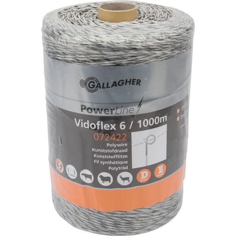 Vidoflex 6 bianco 1000 m GALLAGHER 072422GAL