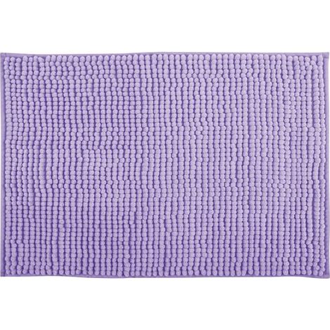 CHENILLE Alfombra de baño de microfibra 50x80cm Lavanda MSV