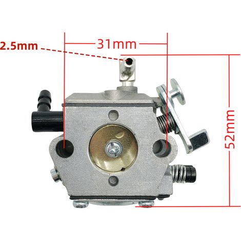 Carburateur pour tronçonneuse 028 028AV HU-40D WT-16B 909-099 (1/5)