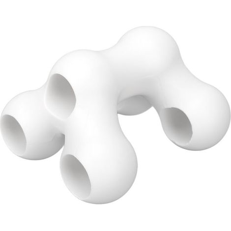 Massageur de Cou et Épaules Portable, Relaxation Musculaire et Simulation de Points d'Acupression, Blanc (1/5)