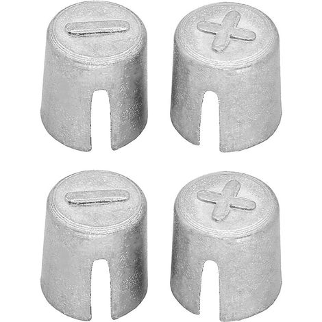 Stück Kfz-Batteriepolklemmen, Batteriepolschutz, Batteriepolkeile, Batteriepolkeile zum Verbinden von Plus- und Minuspolbatterien