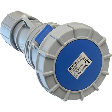 Presa industriale ecova 30535 32a 230v 2p+t ip67 (1/5)