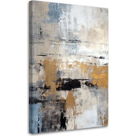 Tableau sur toile Tableau sur toile Abstraction Gold Glamour 70x100 (1/5)