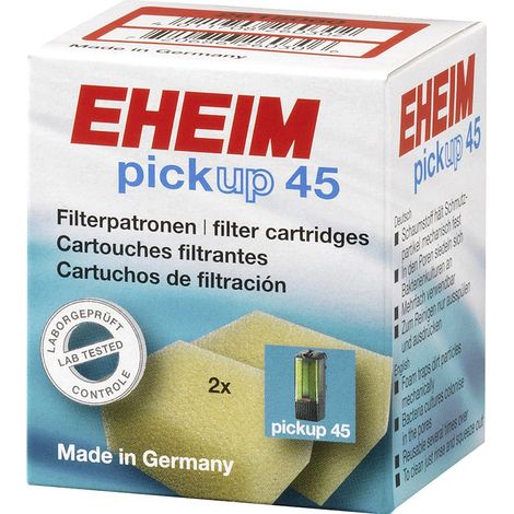 Eheim Aqaurienzubehör Ersatzfilterpatrone für Pickup 45 2 Stück Keine Angabe