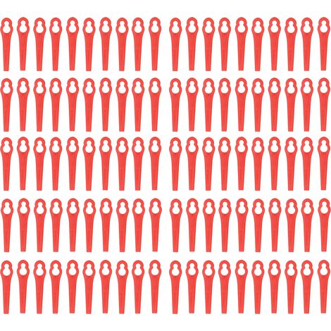 100 Lames de Coupe en Plastique pour Taille-haies, Outils de Jardinage de Remplacement pour Tondeuse et Élagage (1/5)