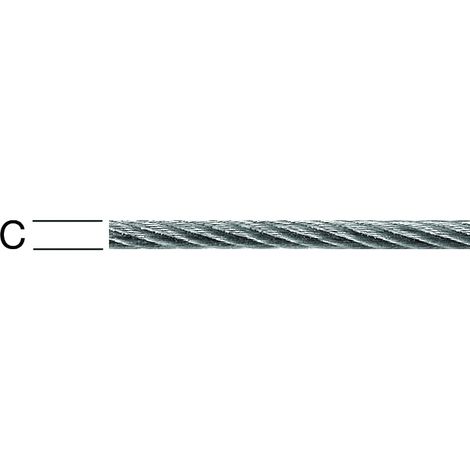 Vormann Drahtseil Edelstahl 3 mm 7x7 + Stahleinlage