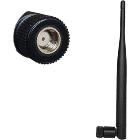 Antenna WiFi 2.4GHz 6dBi omnidirezionale SMA-RP --2 pezzi--