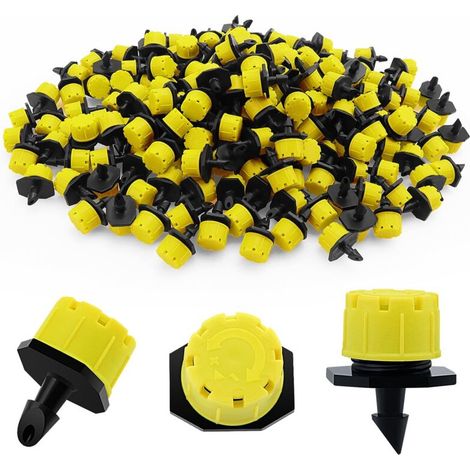 200 Goutteur, Réglable 0-70 L/h, Interface 4 mm, Pour Jardin, Serre (1/5)