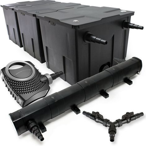 Kit filtration bassin 90000 litres 72 watts stérilisateur 70 watts pompe (1/5)
