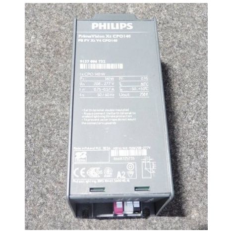 Ballast électronique HID pour 1 lampe à decharge 140W CPO 208-240-277V PrimaVision Xtreme CosmoPolis PHILIPS 198482