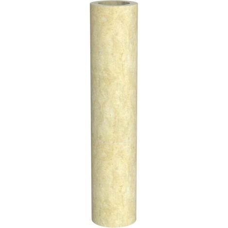 Coque isolante épaisseur 25 mm x Lg 1000 mm pour tubage simple Ø 200