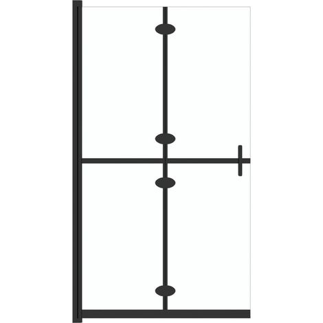 Maison Exclusive - Parete per Doccia Walk-in Pieghevole in Vetro ESG 110x190 cm