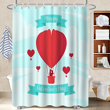 Rideau de douche imperméable en polyester 180x180 montage sans perçage protection douche pour loft industriel (1/5)