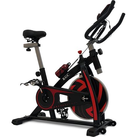 Indoor Cycling con volano da 6 kg Bicicletta da Camera Ergonomica per Allenamento da casa FitBike Bici FFitness (1/5)