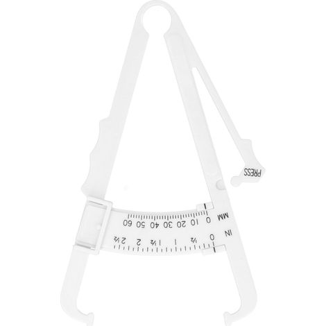 Pince à plis cutanés en plastique, mesure manuelle de la graisse corporelle, calibreur unisexe portable pour évaluation de la masse adipeuse (1/5)