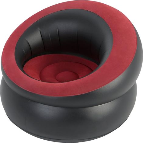1 Fauteuil gonflable, design moderne, revêtement floqué, intérieur extérieur, adultes enfants (1/5)