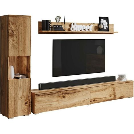 Conjunto de salón Sarasota 130, Roble wotan