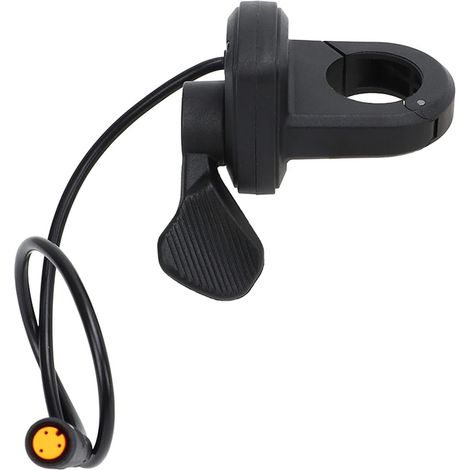 Electric Bike Thumb Throttle for BBS01 BBS02 BBSHD Mid-Mount Motors, Straight Handlebar Speed Control Compatible with 12V and 72V with Anti-Slip ABS Design (1/5)