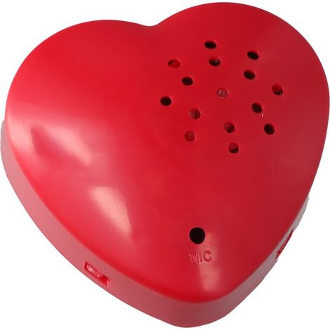 Enregistreur Vocal pour Peluche 30 Secondes, Enregistreur Vocal en Forme de Cœur, Module Sonore Enregistrable pour Jouet Peluche, Talking Products Voice Recorder for Stuffed Animal Poupées Ours