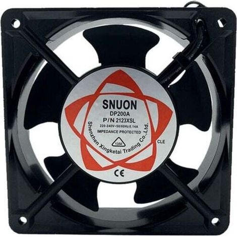Ventilateur De Refroidissement - 220/240 V - 0 14 A - 120x120x38 Mm - Pour Remplacement Equipement Industriel - 1 Unite (1/2)