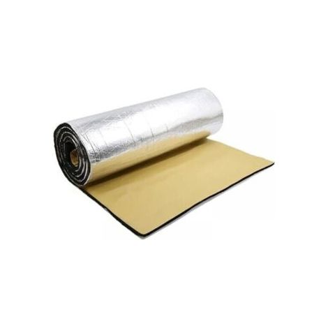 Tapis d'insonorisation de voiture, mousse insonorisante, isolation universelle imperméable et insonorisée 50cm x 200cm x5 mm (1/4)
