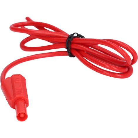 Kit de test électrique avec fiches banane J.70021, cordon d'essai, 32A/1000V, rouge, pour projets électriques et testeur de tension (1/5)