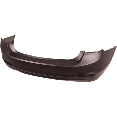 Pare-choc arrière à peindre double sortie d'echappement à gauche BMW Serie 3 F30 phase 1 2012-2015