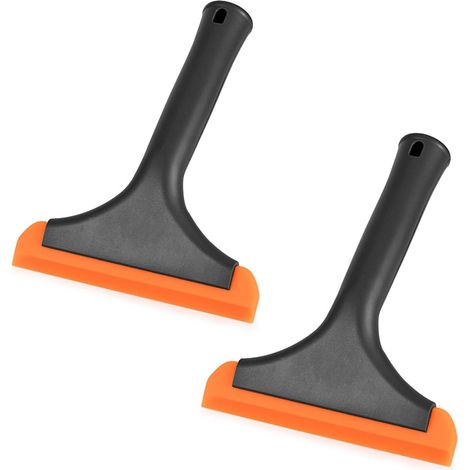 12 Raclette silicone lot de 2 noir 19×15cm, outil pose film vinyle et teinture vitre automobile (1/5)