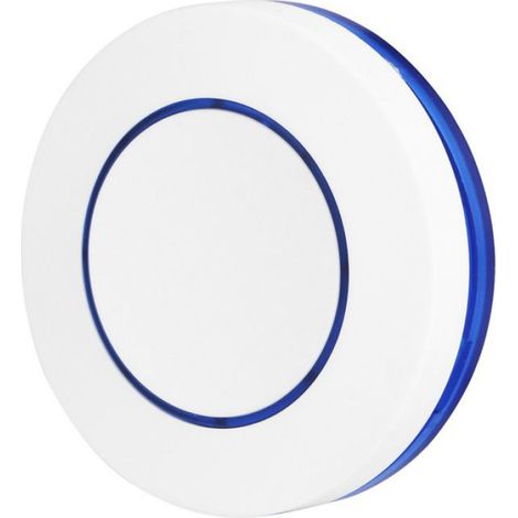 Prise sans fil UE 250V, télécommande incluse, puissance maximale 2000W, couleur bleue, fixation standard pour prises domestiques françaises (1/5)