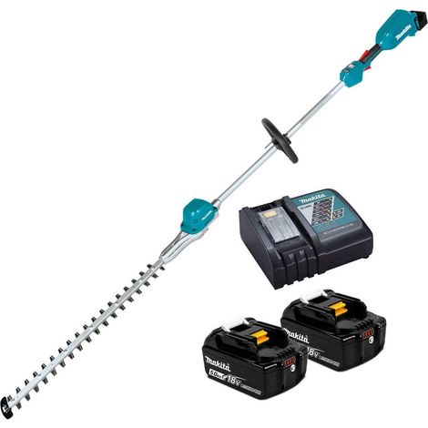 Makita DUN600LZ LXT 18v Li-Ion Brushless Pole Hedge Cutter Trimmer 2x5.0ah (1/5)