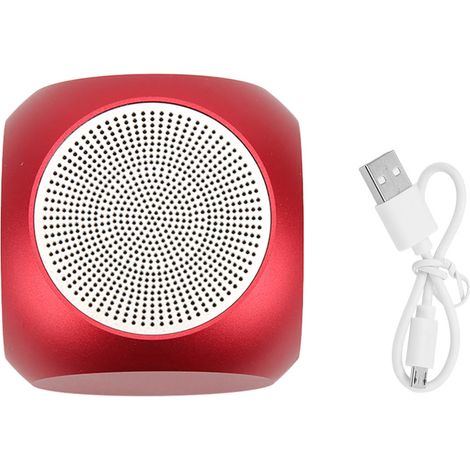 Enceinte Bluetooth Mini Stéréo sans Fil, Main Libre pour Voiture, Petit Haut-Parleur Portable