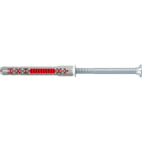 Cheville nylon rallongée DUOXPAND T avec vis tête fraisée 10x120 mm en sachet de 10 pièces - FISCHER