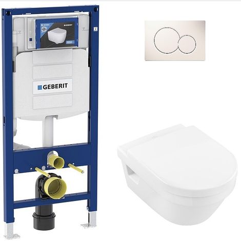 Pack Bati support Geberit et Pack Combi V&B Architectura WC suspendu Direct Flush compact (1/5)