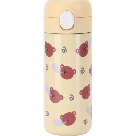 Tasse humoristique animaux 304 acier inoxydable bouton rebond original mug femme jaune 350-500ml (1/5)
