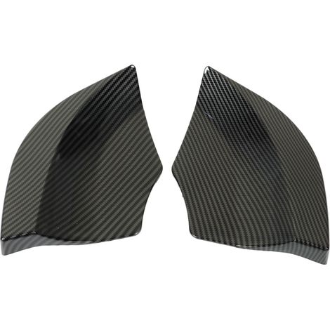 Spoilers de pare-chocs arrière de rechange, en plastique ABS, diffuseur de pare-chocs arrière de voiture, style fibre de carbone gauche et droite. (1/5)