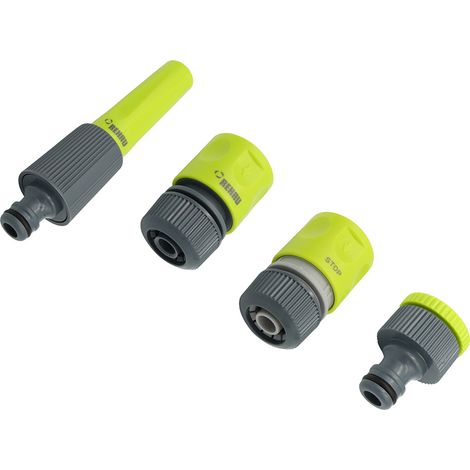 Schlauchanschluss 1/2" 4-teiliges Set mit Stecksystem (1/5)