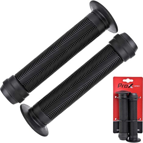 Puños ProX GP75H de 150 mm para manillar con abrazadera BMX, color negro. (1/3)