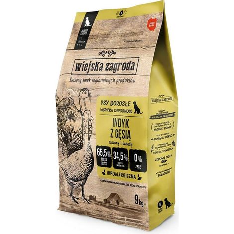 Pavo de granja con ganso M 9 kg