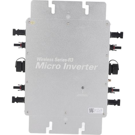 Système d'énergie solaire photovoltaïque WVC-1600 Micro-onduleur 120/230 V Identification automatique (1/5)