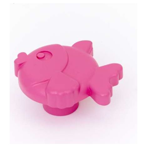 POMOLO PESCE PLASTICA FUXIA