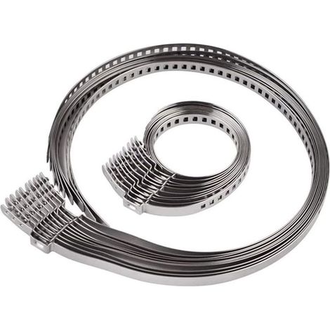 10Pcs Collier De Serrage En Acier Inoxydable HomocinéTique D'Arbre à Cardan RéGlable, 5 petites et 5 grandes pinces réglables Kit de joint d'arbre d'entranement (1/5)