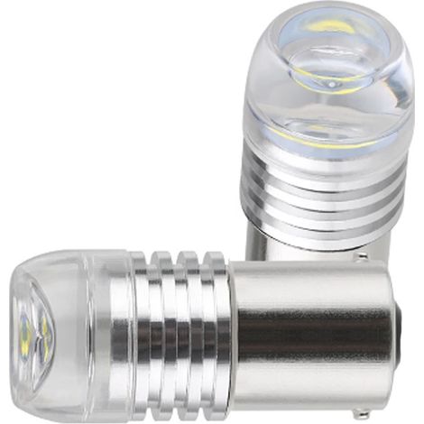 Coppia lampadine auto 1157 3 LED SMD luce fredda interni auto 12V CA-02746 (1/5)