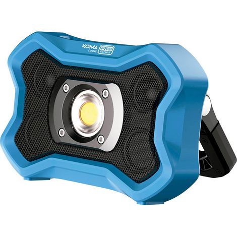 Foco led profesional de trabajo fp-20 recargable con altavoz inalámbrico, 20 w, 2000 lm, 8000 mah, 212 x 65 x 138 mm