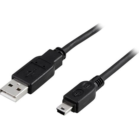 Cavo USB 20 Tipo A Maschio Tipo Mini B Maschio 3m nero